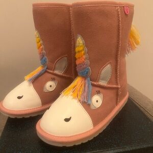 Magical Unicorn Pale Pink Boots